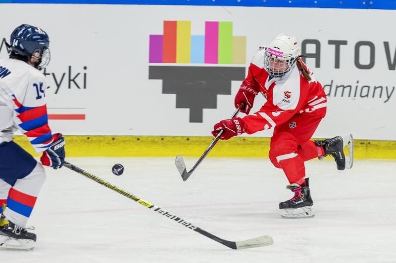 Ice Hockey. Women's U18 World Championship Division 1B. Poland - Korea. 10.01.2023