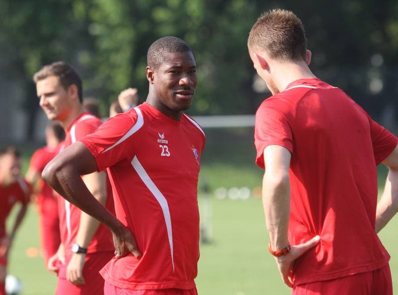 Football. Gornik Zabrze. Training. 05.07.2012