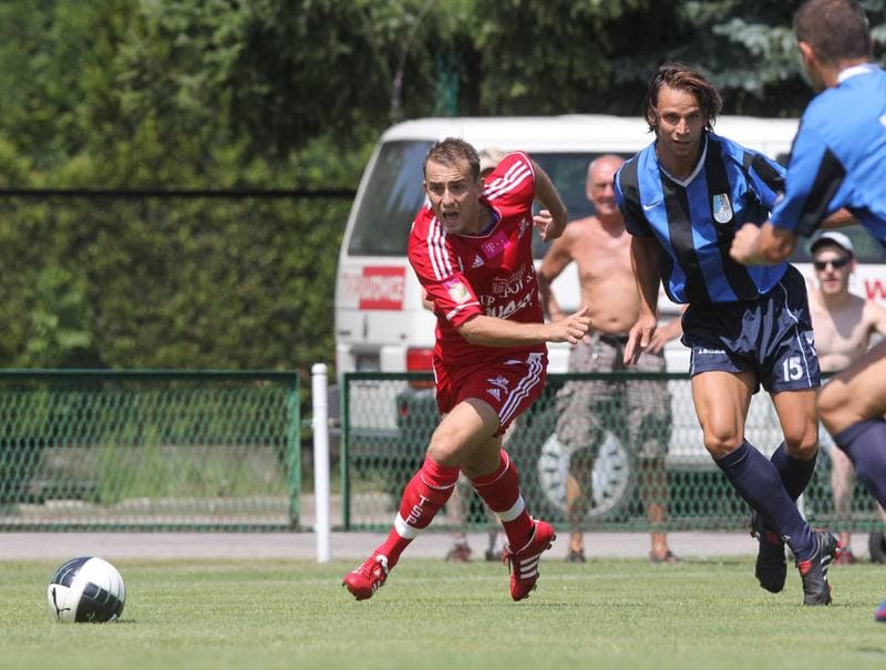 Football. Sparing. Podbeskidzie Bielsko-Biala - MFK Dolny Kubin. 11.07.2012