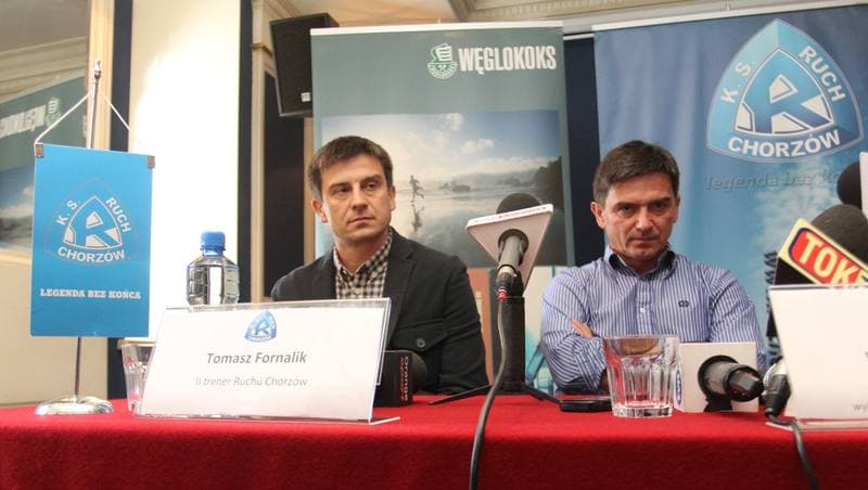 Football. Ruch Chorzow. Press Conference. 27.01.2012