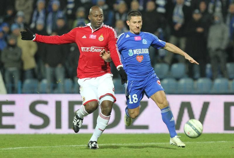 Football. T-Mobile Ekstraklasa. Ruch Chorzow - Wisla Krakow. 25.11.2012