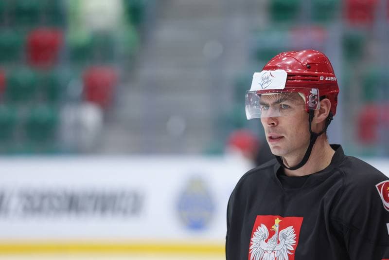 Ice Hockey. Poland national team. Training. 06.05.2024