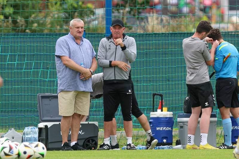 Football. Sparing. GKS Katowice - Hutnik Krakow. 30.06.2024