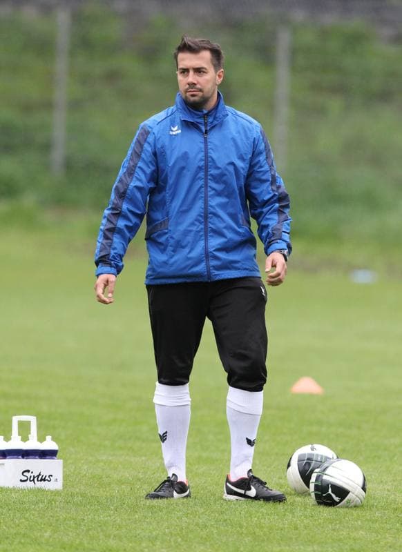 Football. Sparing. Slavia Ruda Slaska - Gornik Zabrze. 12.05.2012