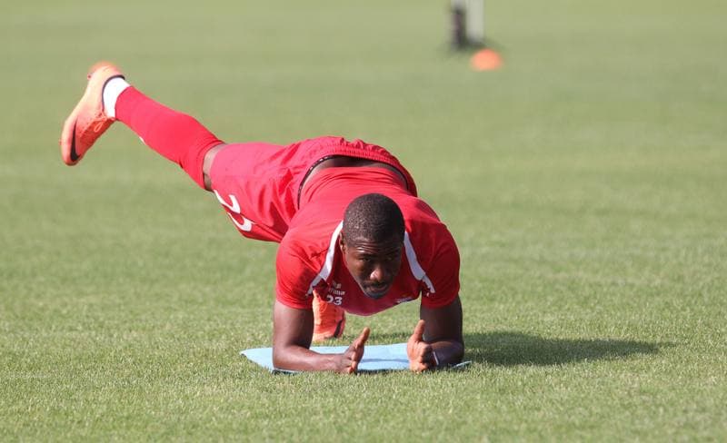 Football. Gornik Zabrze. Training. 05.07.2012