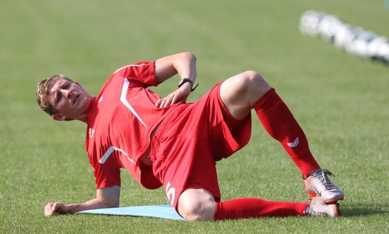 Football. Gornik Zabrze. Training. 05.07.2012