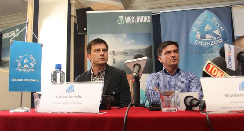 Football. Ruch Chorzow. Press Conference. 27.01.2012