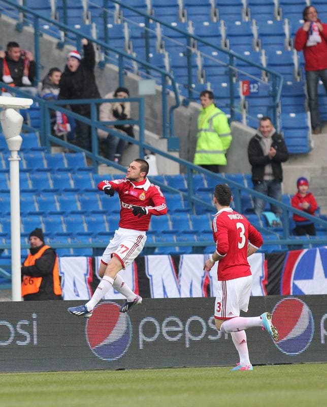 Football. T-mobile Ekstraklasa. Wisla Krakow - Piast Gliwice. 07.04.2013