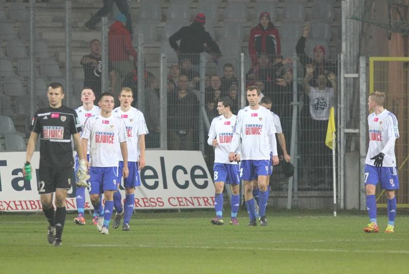 Football. T-Mobile Ekstraklasa. Korona Kielce - Piast Gliwice. 23.11.2012