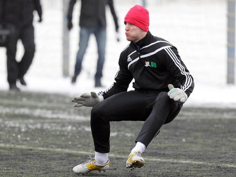 Football. Tychy Sparing. GKS Tychy - Podbeskidzie Bielsko-Biala. 19.01.2013