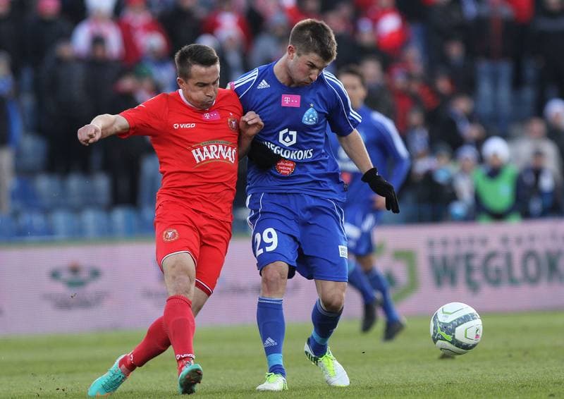 Football. T-Mobile Ekstraklasa. Ruch Chorzow - Widzew Lodz. 02.03.2013