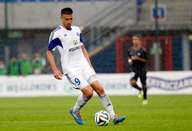 Football. UEFA Europa League. Ruch Chorzow - Esbjerg FB. 31.07.2014