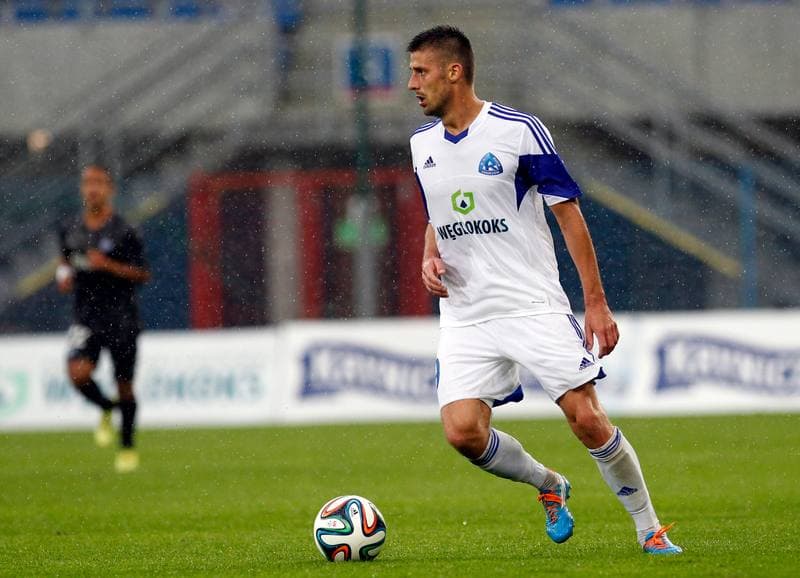 Football. UEFA Europa League. Ruch Chorzow - Esbjerg FB. 31.07.2014