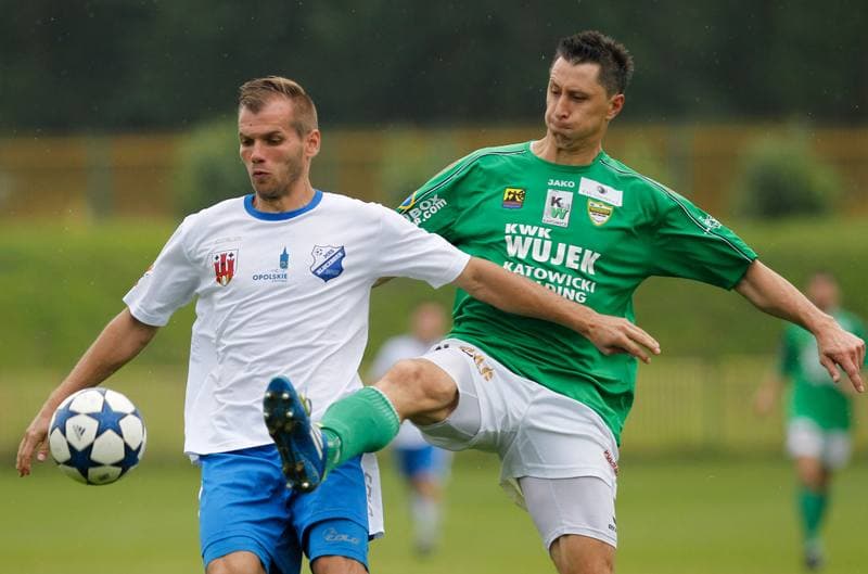 Football. II Liga. Rozwoj Katowice - MKS Kluczbork. 31.08.2014