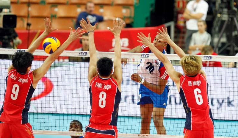 Volleyball. FIVB Men's World Championship. Korea - Cuba. 05.09.2014