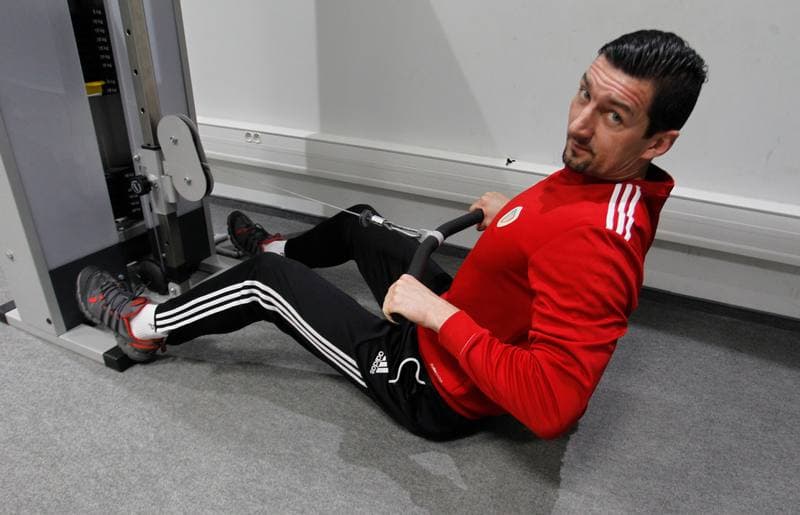 Football. Poland national team. Training. 17.01.2014