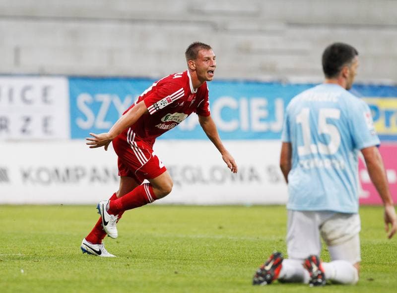 Football. T-Mobile Ekstraklasa. Gornik Zabrze - Cracovia Krakow. 21.07.2014