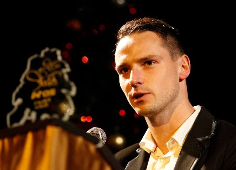 Football. GKS Katowice. Press Conference. 12.12.2014