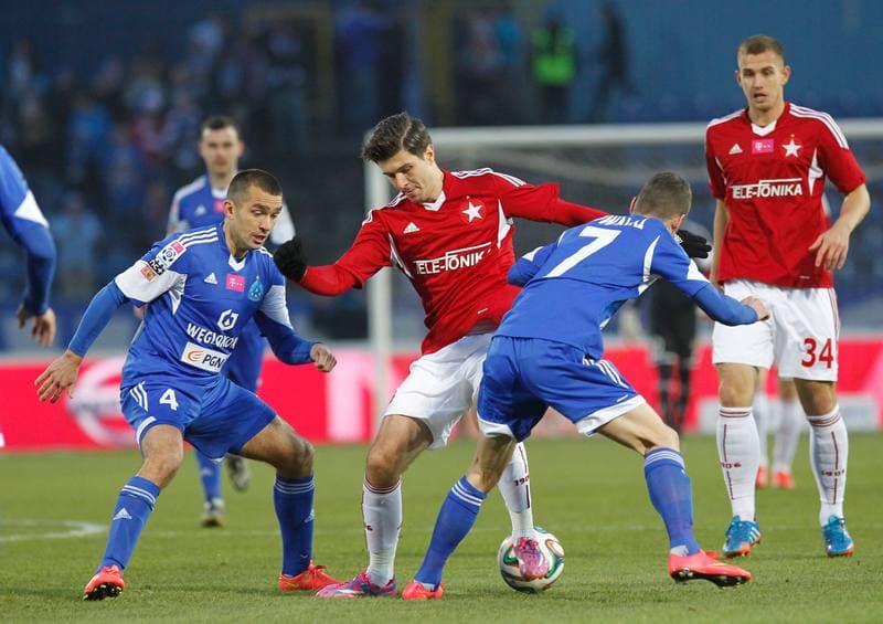 Football. T-Mobile Ekstraklasa. Ruch Chorzow - Wisla Krakow. 13.12.2014