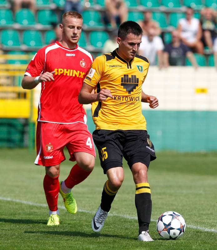 Football. I Liga. GKS Katowice - Widzew Lodz. 02.08.2014
