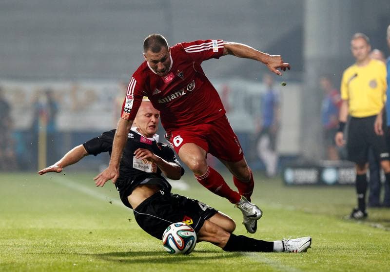Football. T-Mobile Ekstraklasa. Gornik Zabrze - Jagiellonia Bialystok. 08.08.2014