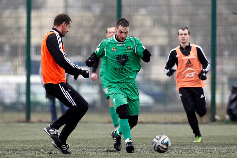 Football. Friendly Match. GKS Belchatow - GKS Katowice. 21.02.2015