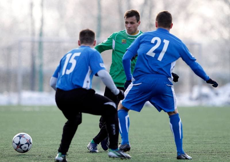 Football. Friendly Match. GKS Katowice - MKS Kluczbork. 31.01.2015