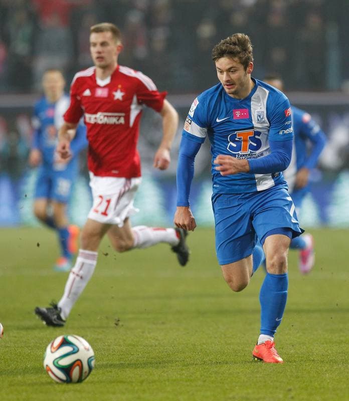 Football. T-Mobile Ekstraklasa. Wisla Krakow - Lech Poznan. 07.12.2014
