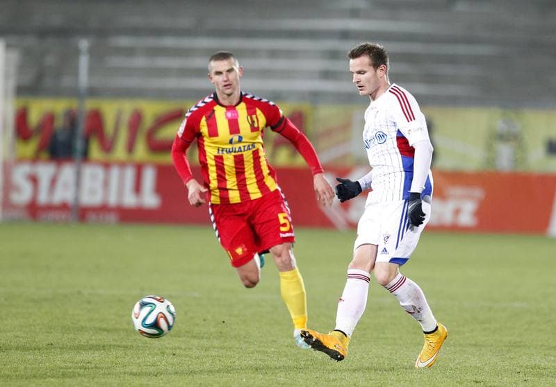 Football. T-Mobile Ekstraklasa. Gornik Zabrze - Korona Kielce. 16.02.2015