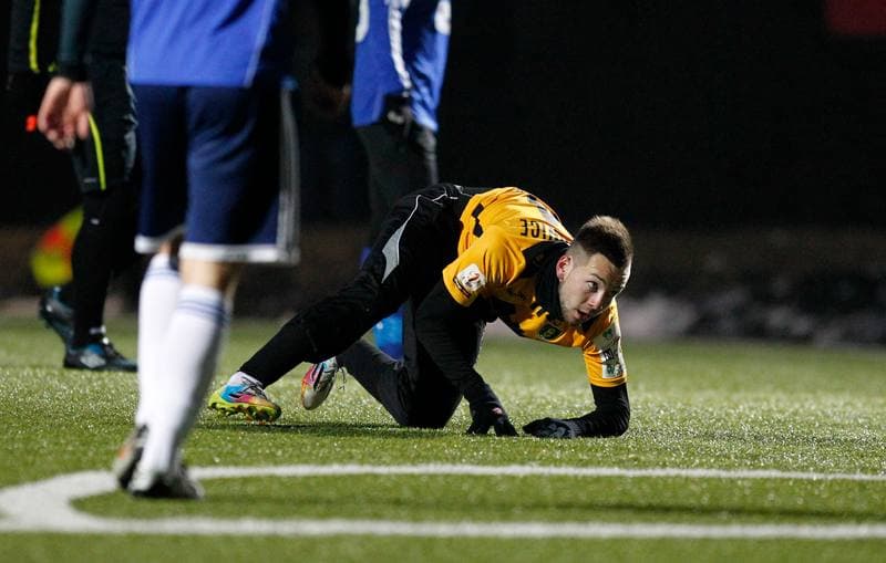 Football. Friendly Match. GKS Katowice - Gornik Walbrzych. 18.02.2015