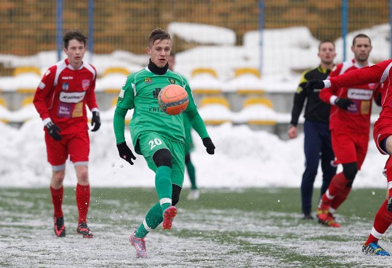 Football. Friendly Match. GKS Katowice - Rakow Czestochowa. 28.01.2015