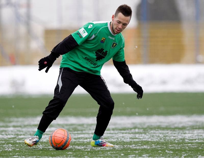 Football. Friendly Match. GKS Katowice - Rakow Czestochowa. 28.01.2015