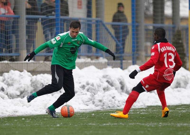 Football. Friendly Match. GKS Katowice - Rakow Czestochowa. 28.01.2015
