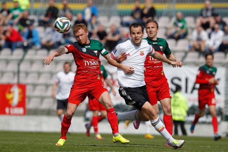 Football. I Liga. GKS Tychy - Chojniczanka Chojnice. 11.04.2015