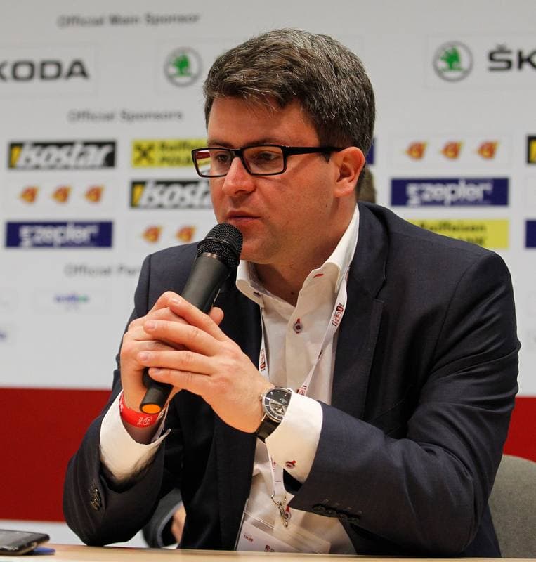 Ice Hockey. Tauron KH GKS Katowice. Press Conference. 22.04.2015