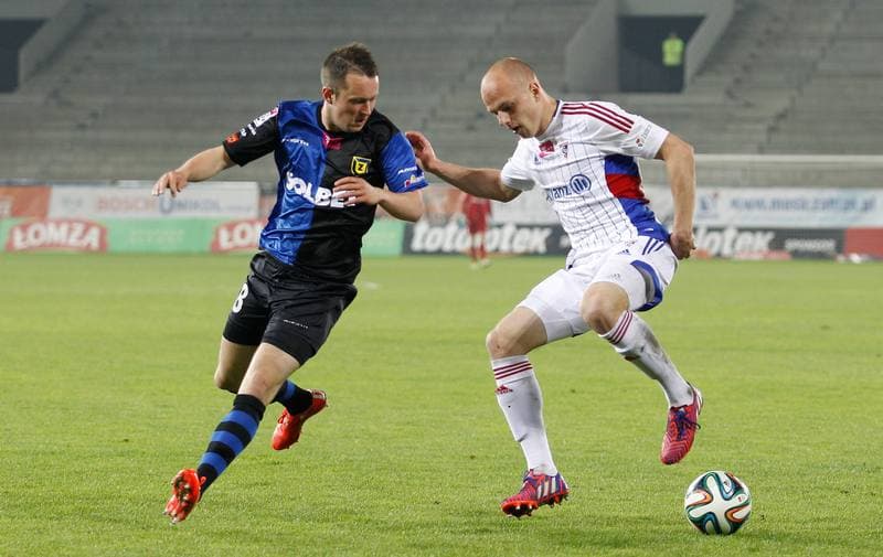 Football. T-Mobile Ekstraklasa. Gornik Zabrze - Zawisza Bydgoszcz. 29.04.2015