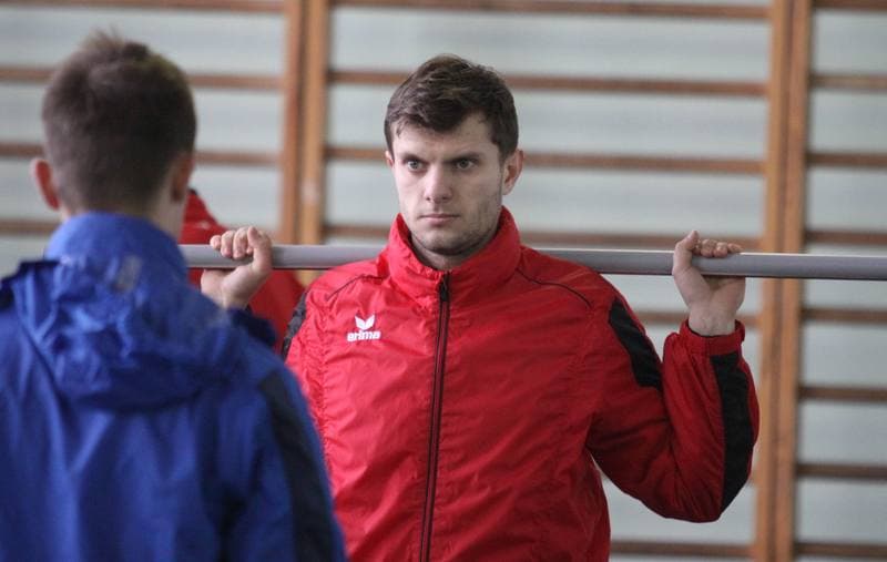 Football. Gornik Zabrze. Training. 30.03.2010