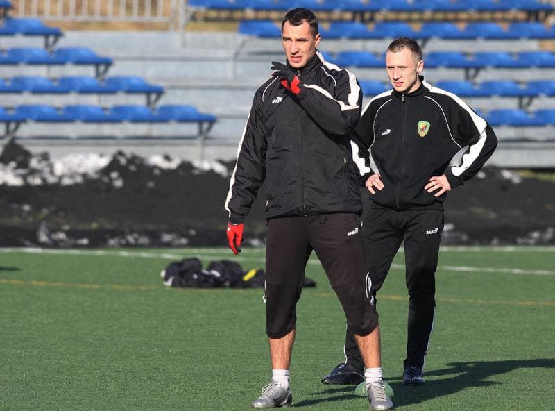 Football. Ruch Radzionkow. Training. 05.01.2011