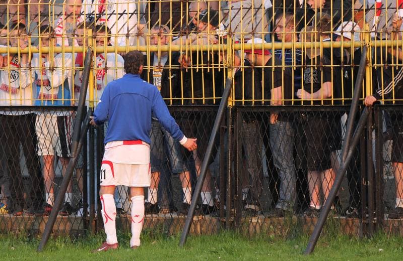 Football. Bytom I liga. Ruch Radzionkow - LKS Lodz. 29.04.2011