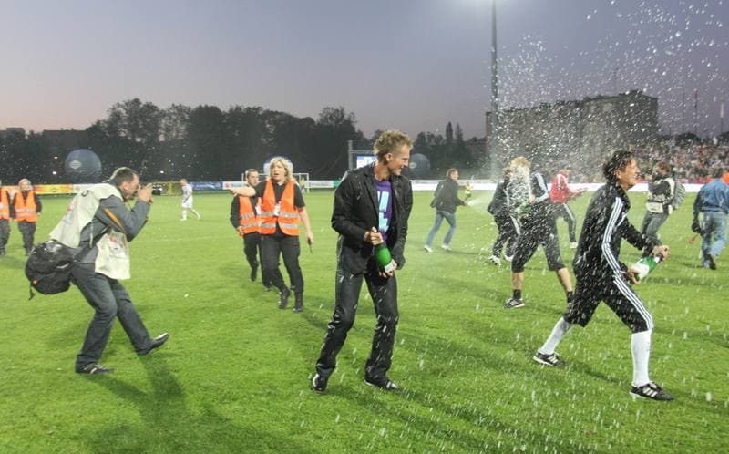 Football. I liga. Podbeskidzie Bielsko-Biala - Sandecja Nowy Sacz. 25.05.2011