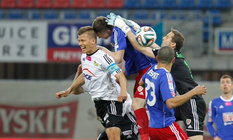 Football. T-Mobile Ekstraklasa. Piast Gliwice - GKS Belchatow. 19.05.2015