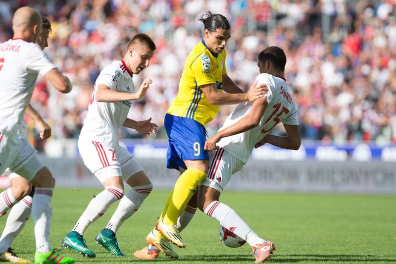 Football. Lotto Ekstraklasa. Gornik Zabrze - Arka Gdynia. 13.08.2017