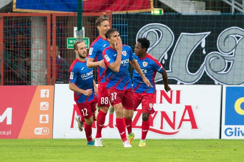 Football. Lotto Ekstraklasa. Piast Gliwice - Korona Kielce. 19.08.2017