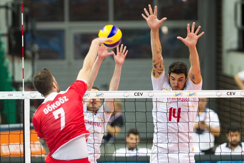 Volleyball. CEV EuroVolley 2017. Turkey - France. 28.08.2017