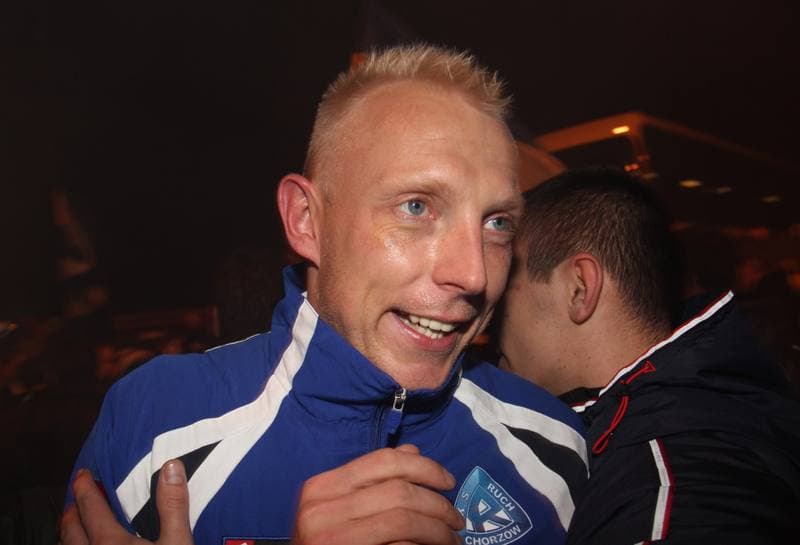 Football. Ruch Chorzow. Press Conference. 21.10.2011