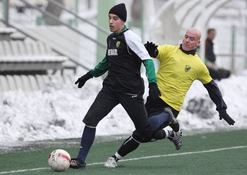 Football. Sparing. Ruch Radzionkow - Polonia Laziska Gorne. 14.01.2012