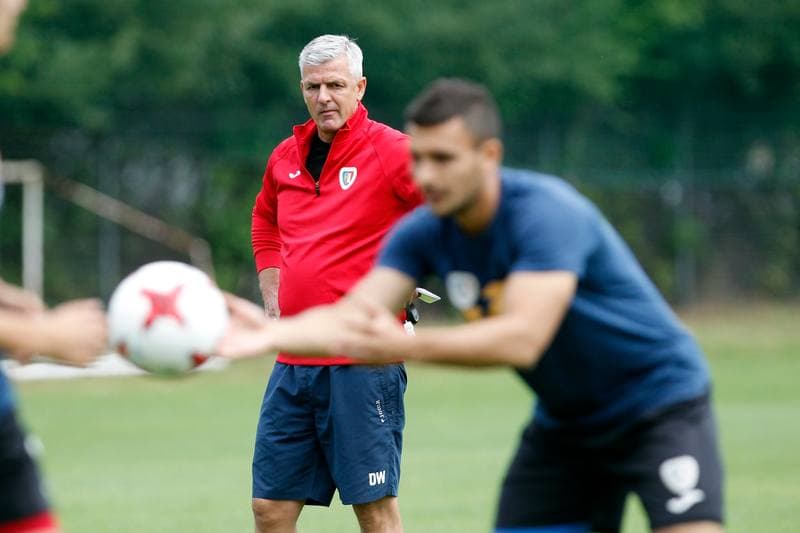 Football. Piast Gliwice. Training. 17.08.2017