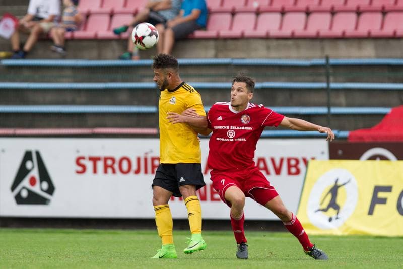 Football. Fortuna Narodni Liga. Fotbal Trinec - Olympia Praha. 19.08.2017