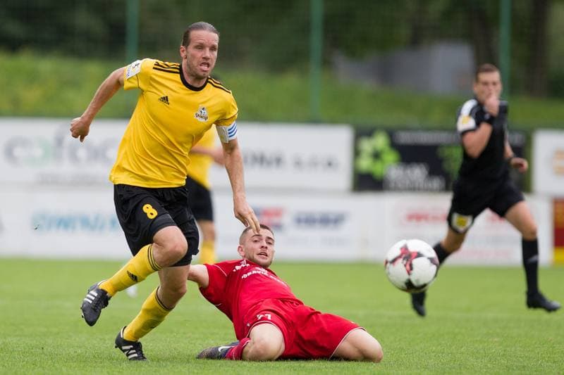 Football. Fortuna Narodni Liga. Fotbal Trinec - Olympia Praha. 19.08.2017