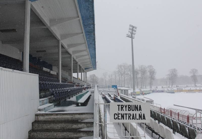 Football. Gornik Zabrze. Training. 17.02.2012